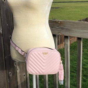 Victoria Secret V-Quilt Tassel Belt Bag Fanny Pack